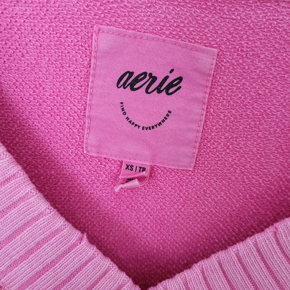 Aerie Oversized V-Neck Sweater - XS - Picture 3 of 4
